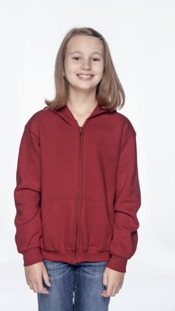 Custom Youth Full-Zip Hoodie