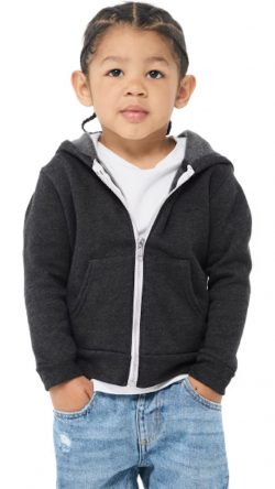 Custom Toddler Full-Zip Hoodie